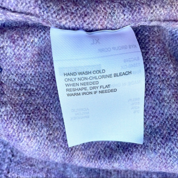 Sophie Rue Light Purple Back Button Pullover Sweater - Picture 10 of 12